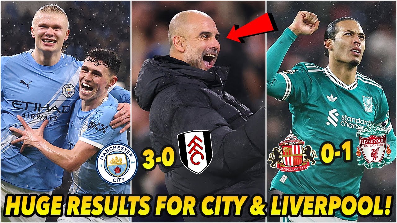 MAN CITY SMASH FULHAM, LIVERPOOL BOUNCE BACK & BURNLEY SHOCK PALACE! | Premier League Roundup