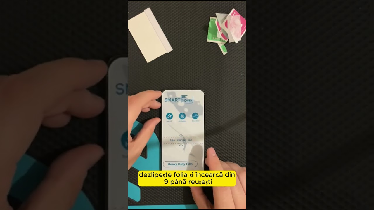 Tutorial aplicare folie de silicon pe telefon - GsmX.ro