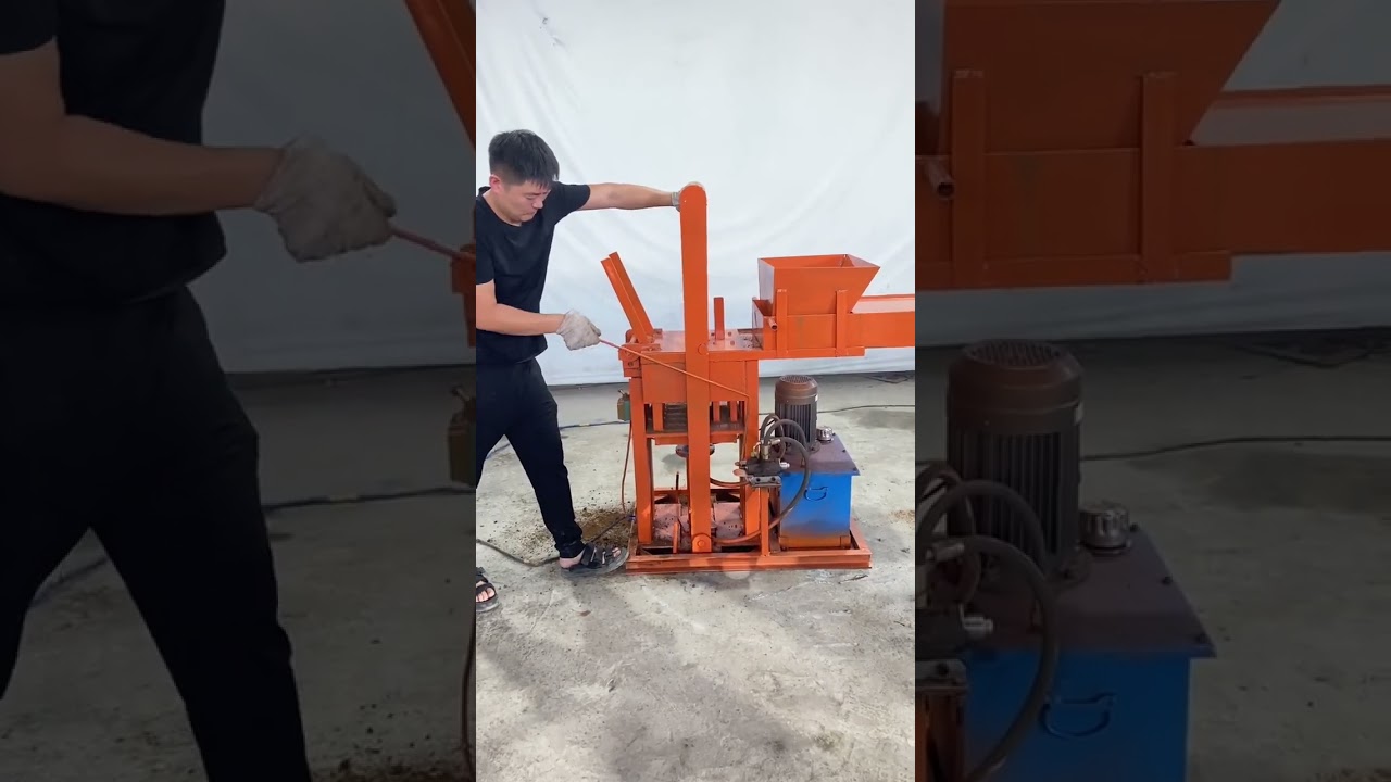 no electric clay brick making machine hydraulic press interlocking brick machine hot selling Africa