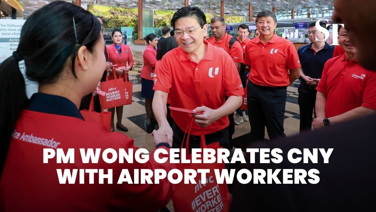 PM Wong's Chinese New Year visit to Changi Airport