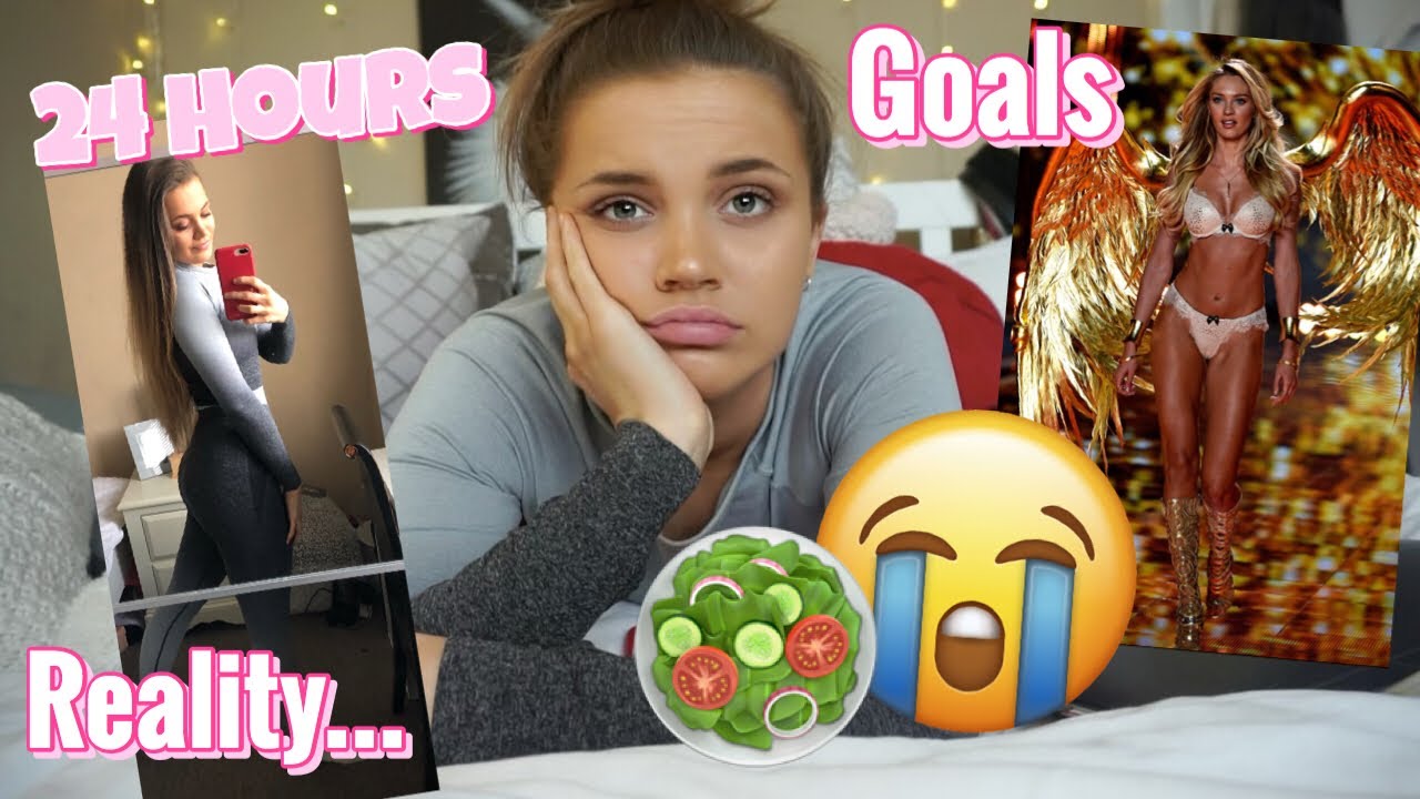 I TRIED EATING LIKE A VICTORIA'S SECRET MODEL FOR A DAY AND THIS HAPPENED! 😱