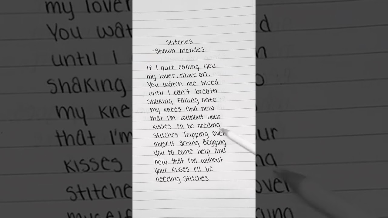Stitches Lyrics