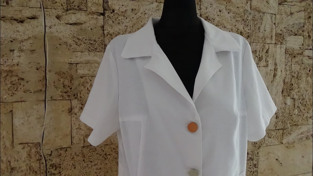 Como hacer patrones para Bata Medica