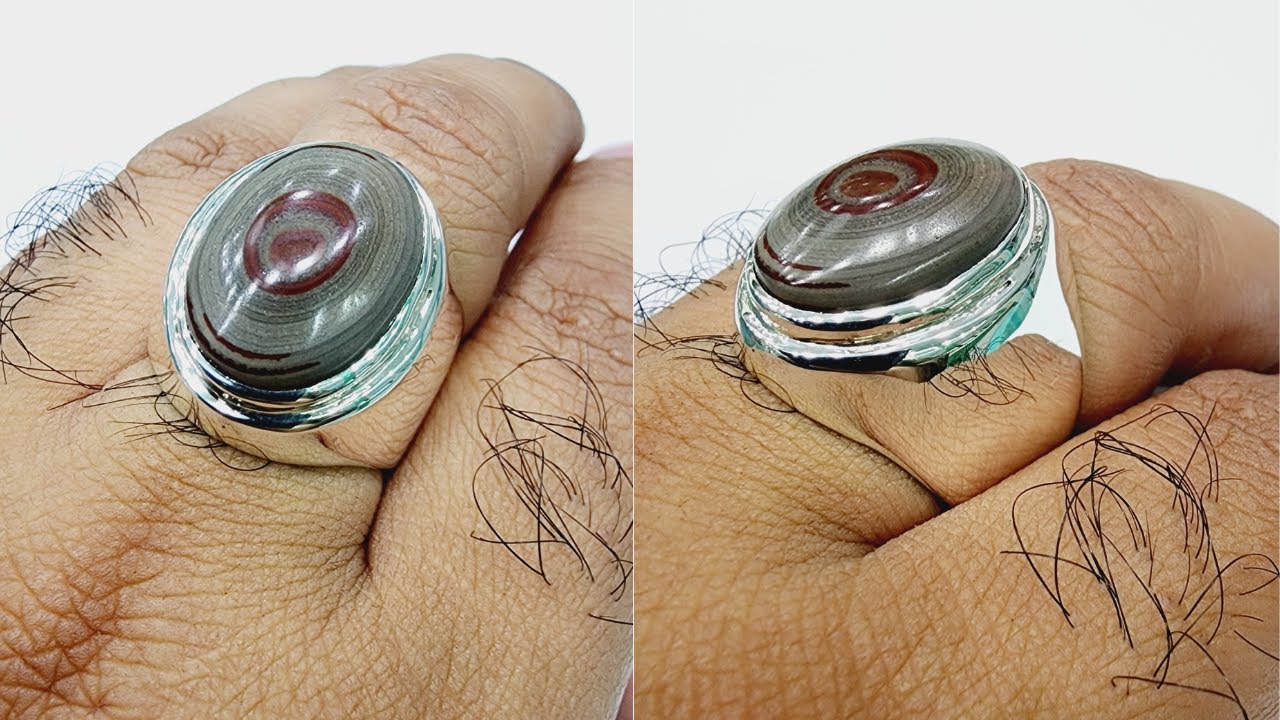 How to Make Silver ring (Aqeeq)Yemeni Stone