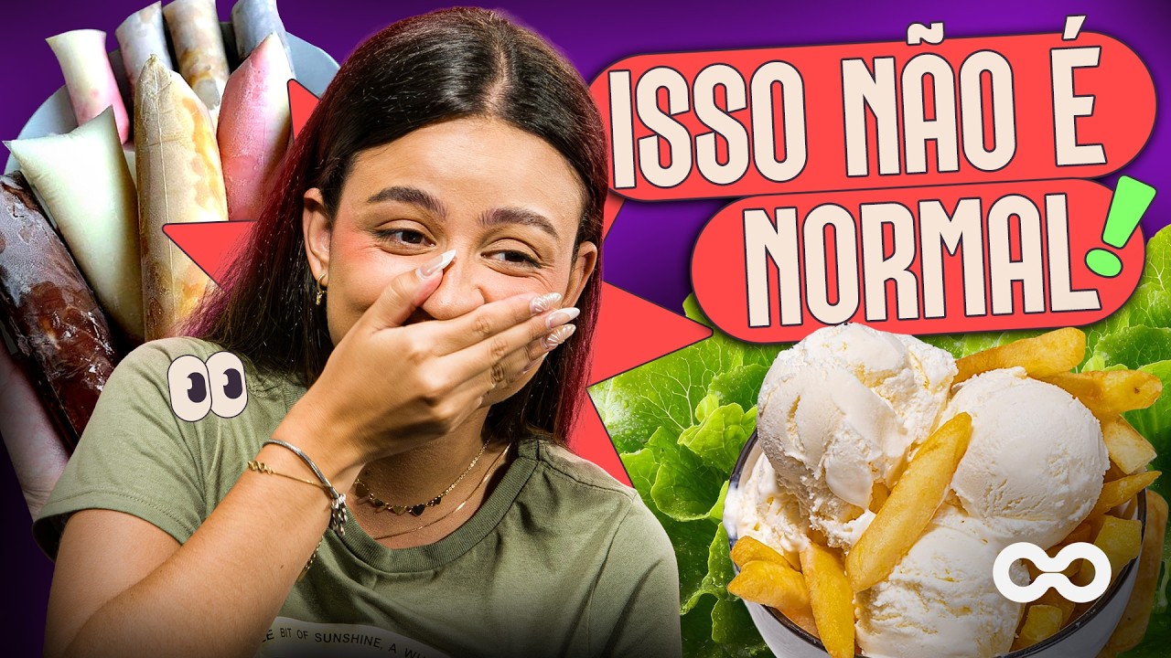 PROVANDO AS COMIDAS MAIS ESTRANHAS DO VERÃO BRASILEIRO!  Credo, Amei!