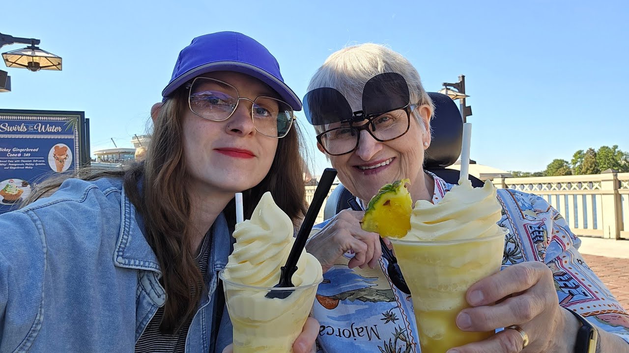 Disney Springs Christmas Tree Stroll | Dole Whip & Earl of Sandwich | Visiting Celebration Florida 