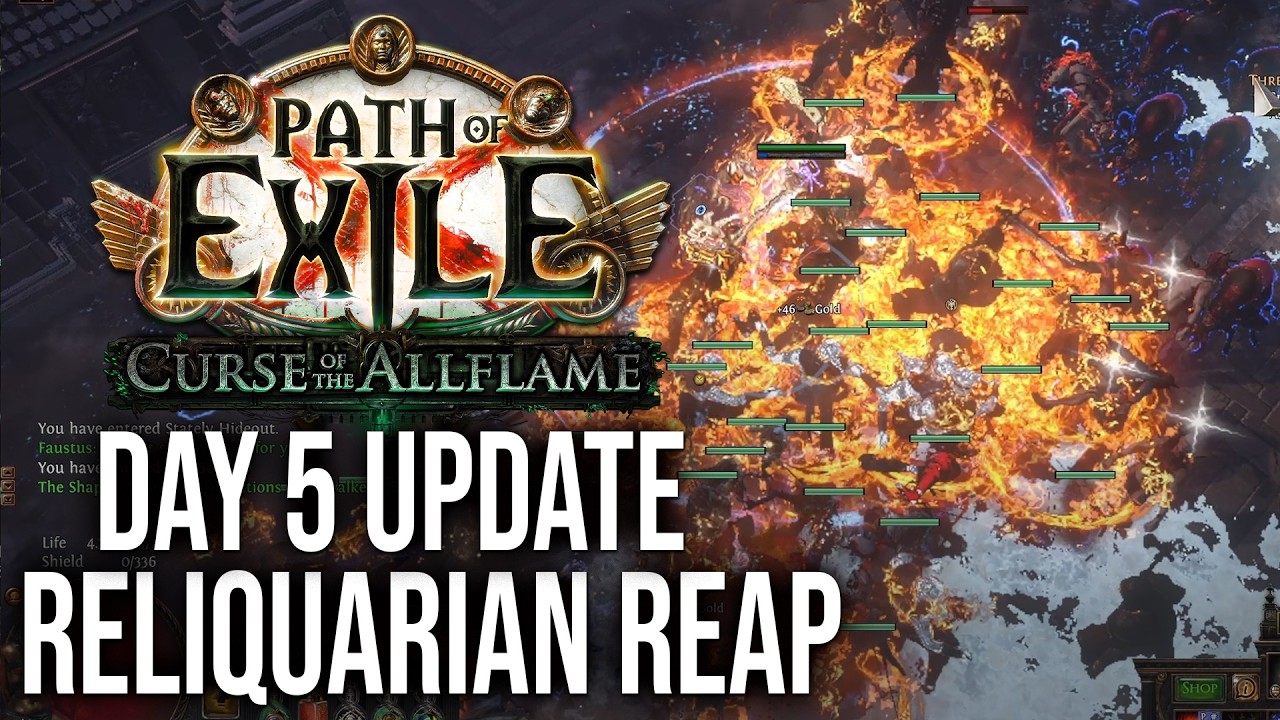 Reliquarian Fire Mage Day 5 Update | Crit Swap and Switch to Reap for big DPS | Poe1 3.29
