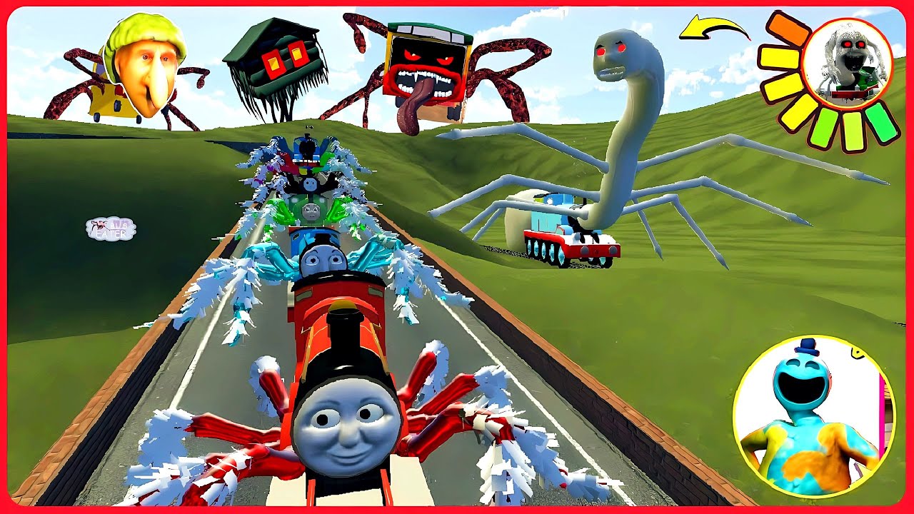 OLD & New All Of Monsters Cursed Thomas, Udin Din Din Dun, Eye Tower, House Head, Bus Sahur in GMod!