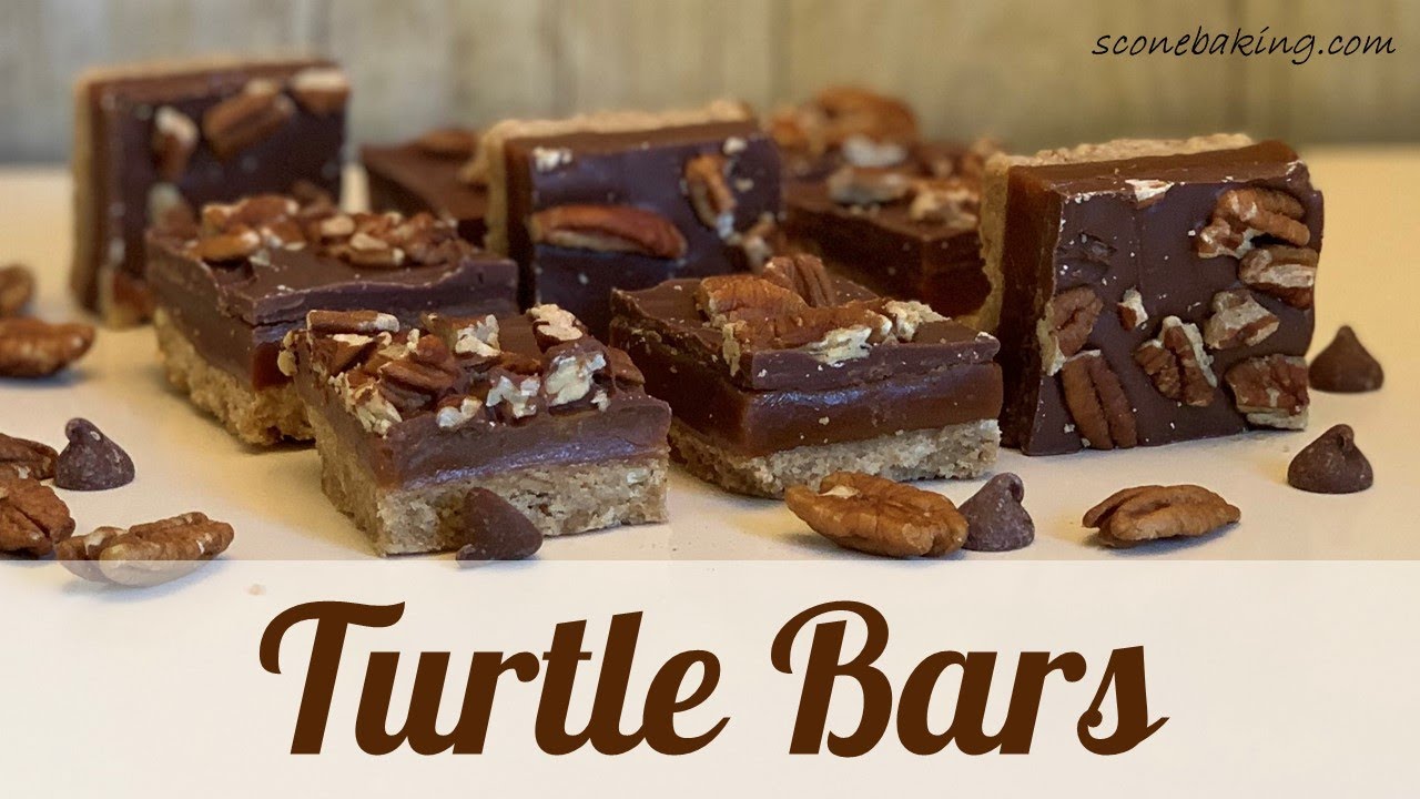 Turtle Bars video demonstration - sconebaking.com