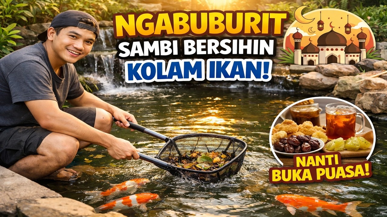 NGABUBURIT DI KOLAM IKAN NILA, LELE DAN GURAMI RAMADHAN 2026