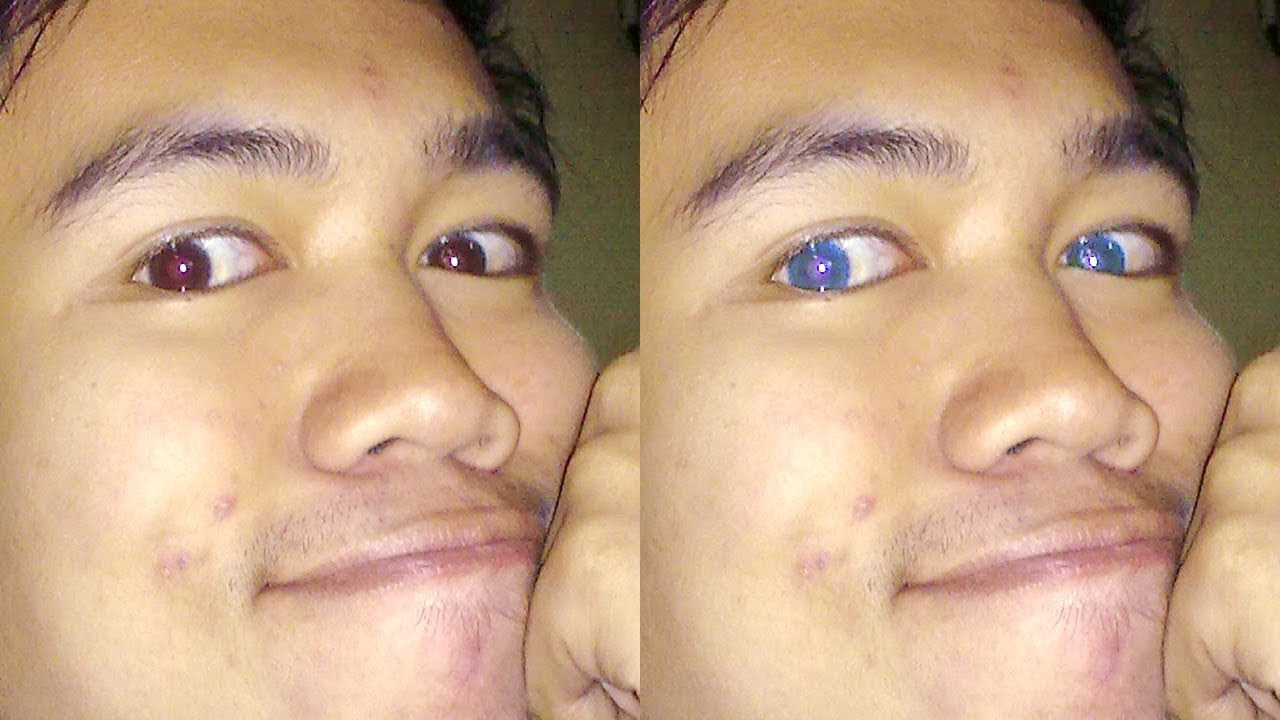 How To Turn Brown Eyes To Blue Eyes With GIMP