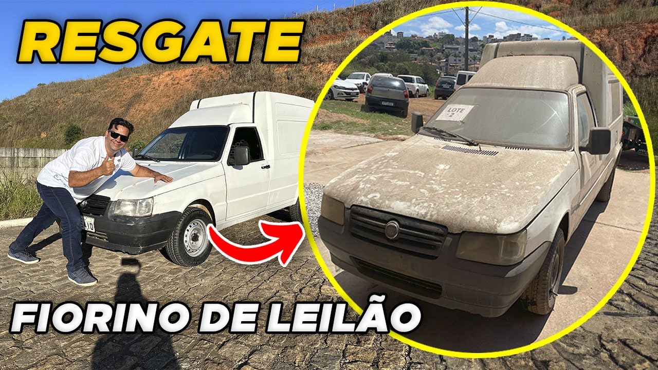 COMPREI UMA FIORINO ABANDONADA NO LEILÃO: DEU LUCRO?