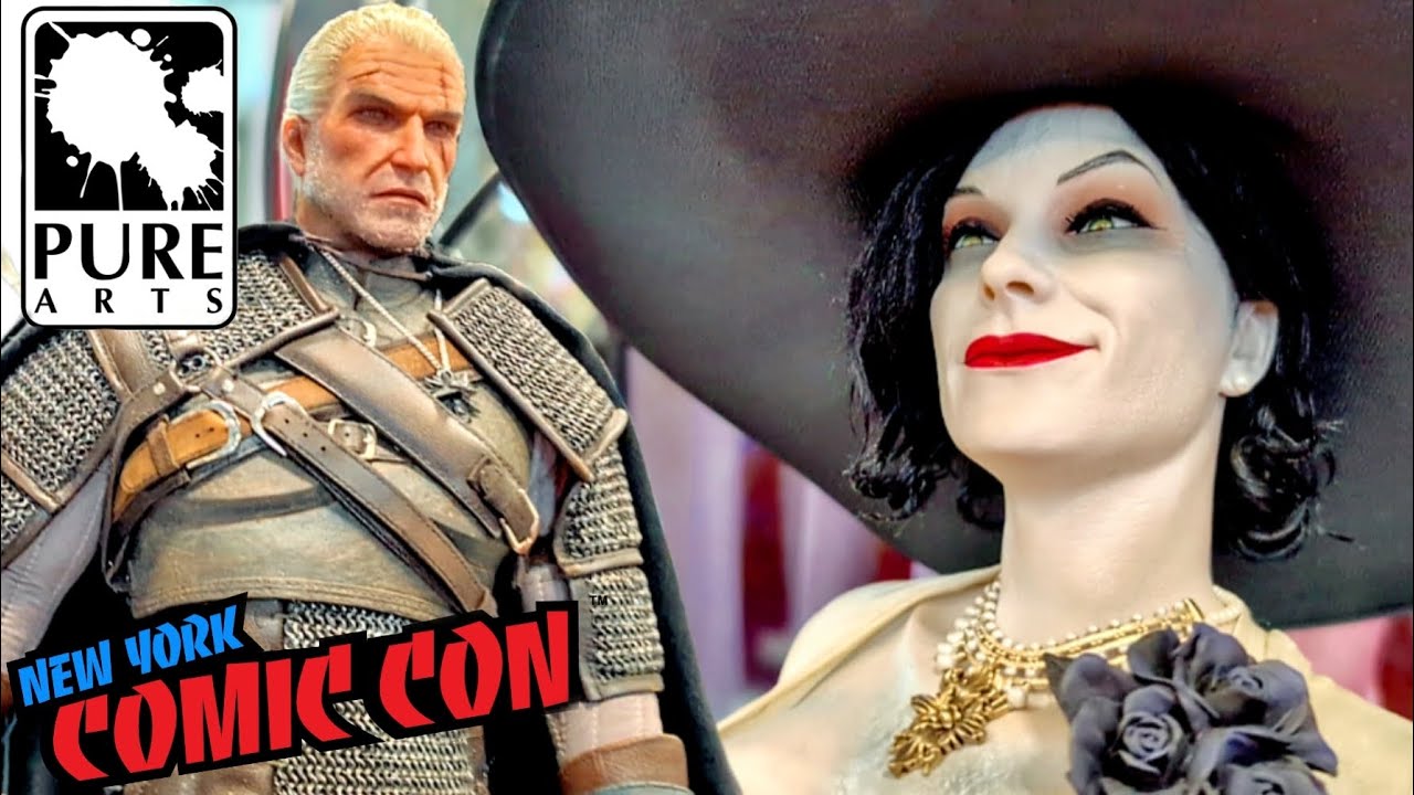 PURE ARTS Statue Booth Tour @NYCC 2024 (Terminator,.Lord of the Rings & more)