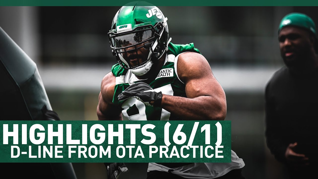D-Line Highlights From OTA Practice (6/1) | The New York Jets | NFL