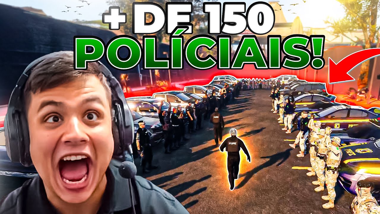 PAULINHO COLOCOU a POLÍCIA INTEIRA ATRÁS das FACÇÕES do CAPITAL!😱 GTA RP (Modder clips)