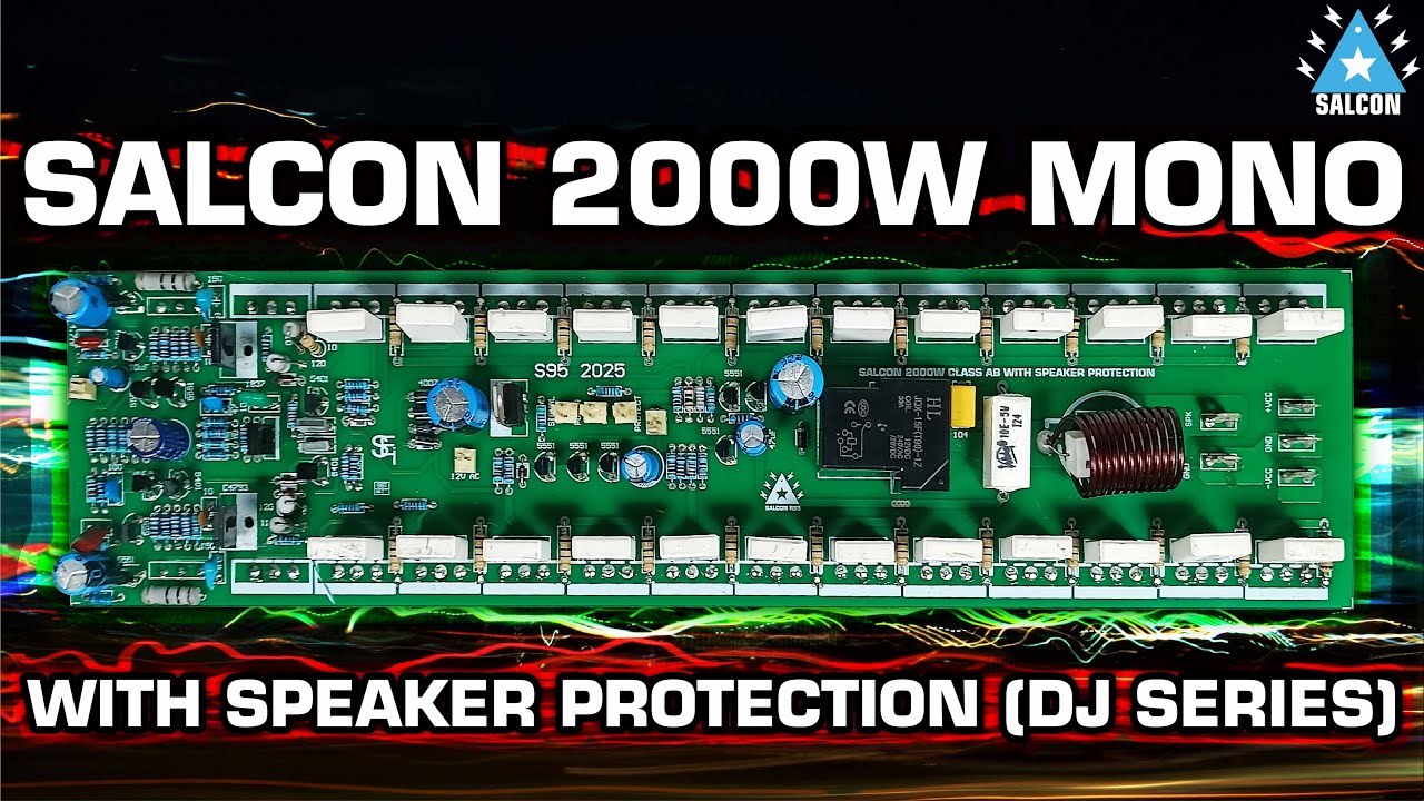 Salcon 2000w Mono with Speaker Protection DJ Series