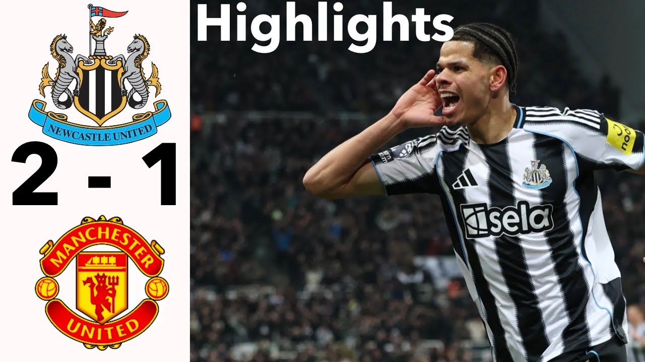 Newcastle United vs Manchester United 🔥 Premier League Match Highlights