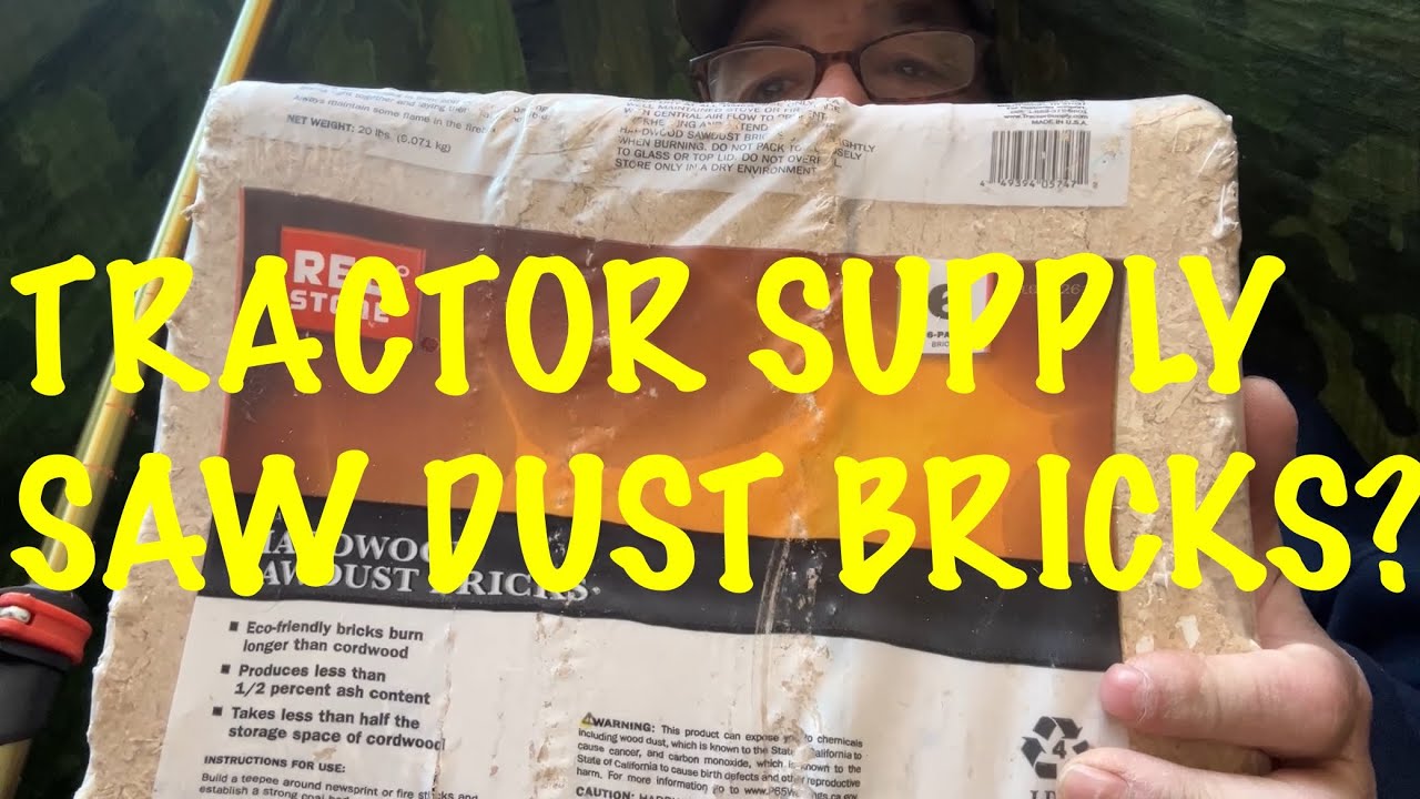 Trying Out Tractor Supply Sawdust Bricks!