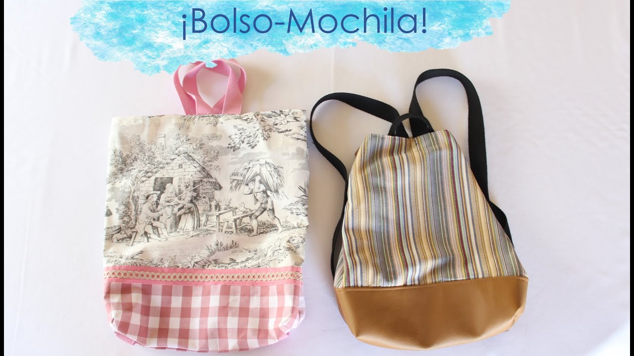 Cómo hacer un bolso-mochila | ACERICO TELAS