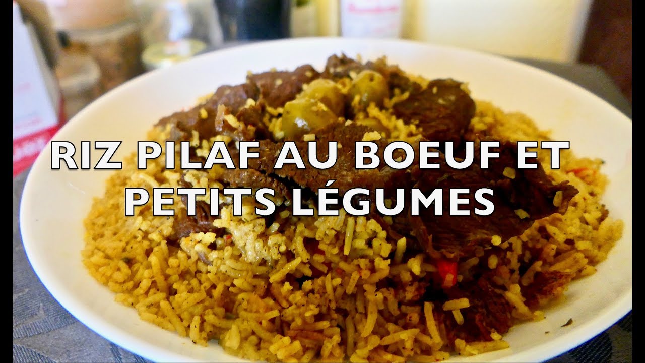 RIZ PILAF AU BOEUF ET PETITS LÉGUMES
