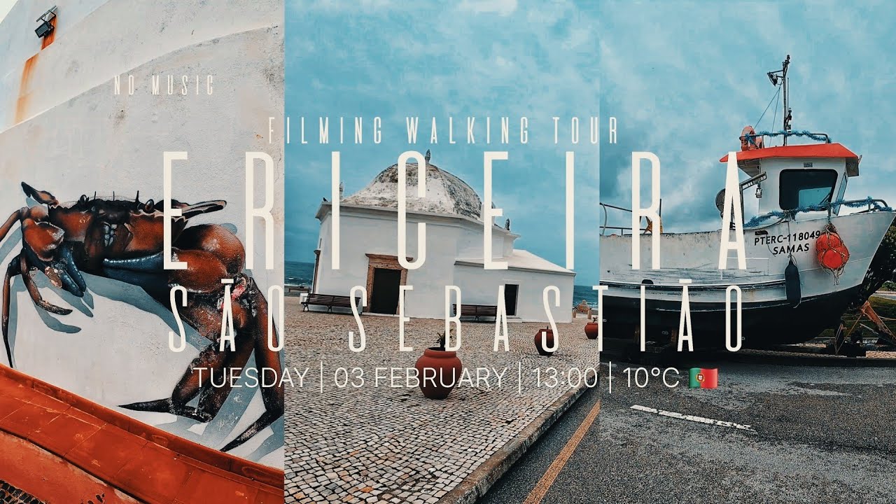 4K 🇵🇹 São Sebastião Ericeira Portugal (Filming Walking Tour ) No Music 