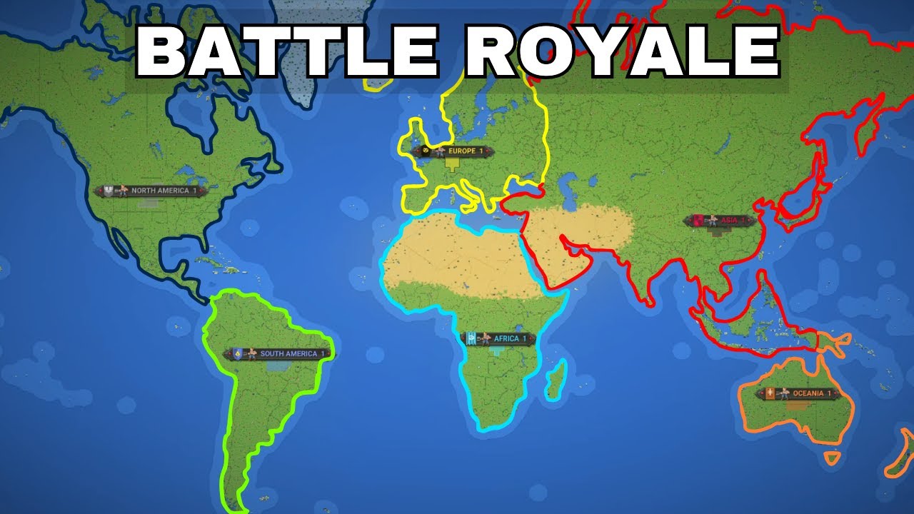 BATTLE OF CONTINENTS - WorldBox Timelapse