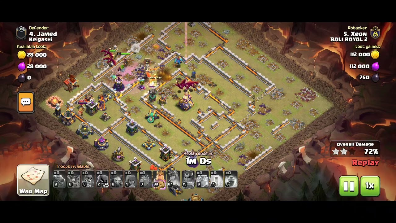 #58 Clan War, My baby account in action!! TH13 Vs TH17 🤣