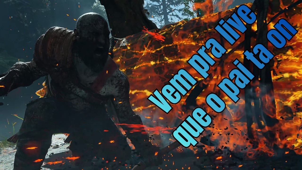 Primeira vez fazendo live jogando god of war very hard