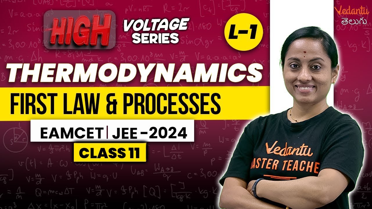 Thermodynamics Class 11 Physics Chapter 6 | First Law & Processes | JEE/EAMCET/NEET 2024 | KRD