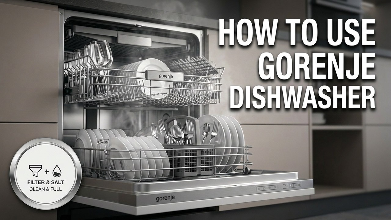 Посудомоечная машина Gorenje — как пользоваться