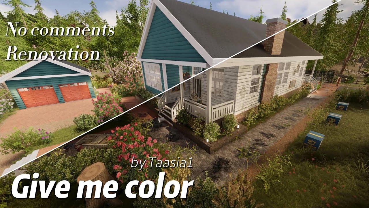 Give me color Renovation I House Flipper 2 I No comments I ASMR