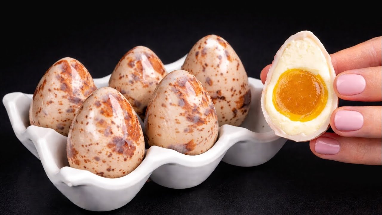 Ein NEUES OSTERDESSERT, das auf der Zunge zergeht! Schokoladeneier ohne Ofen in 10 Minuten!