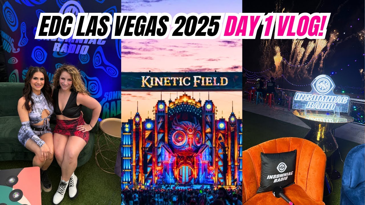 Inside EDC Las Vegas 2025 Day 1 | Insomniac Radio BTS, Hotel EDC & More!