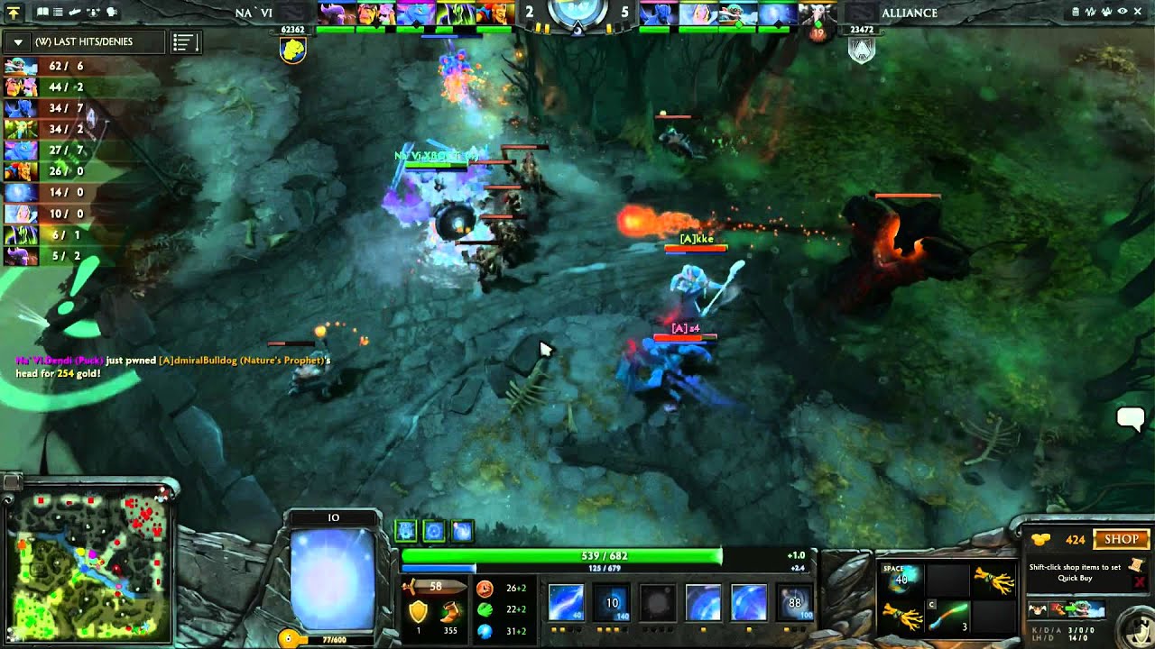 Alliance vs Na'Vi   Grand Championship 4 of 5   Russian Commentary