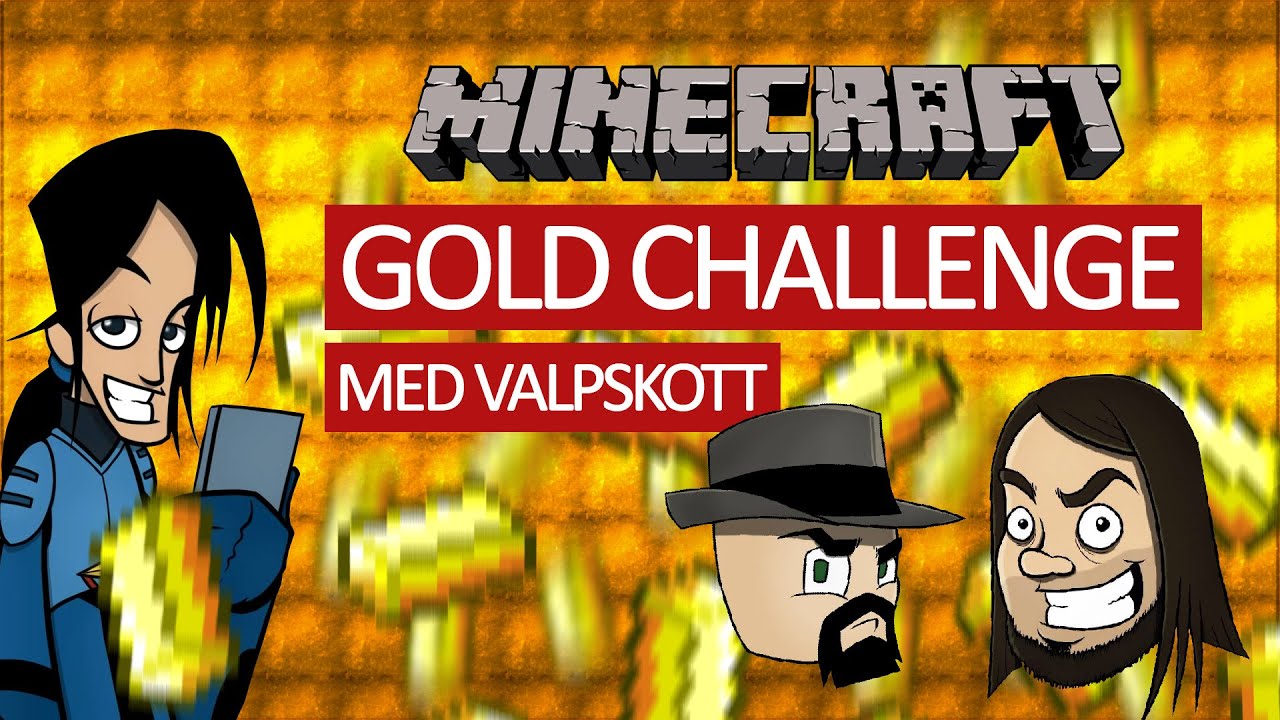 Minecraft Gold Armor Challenge med Valpskott