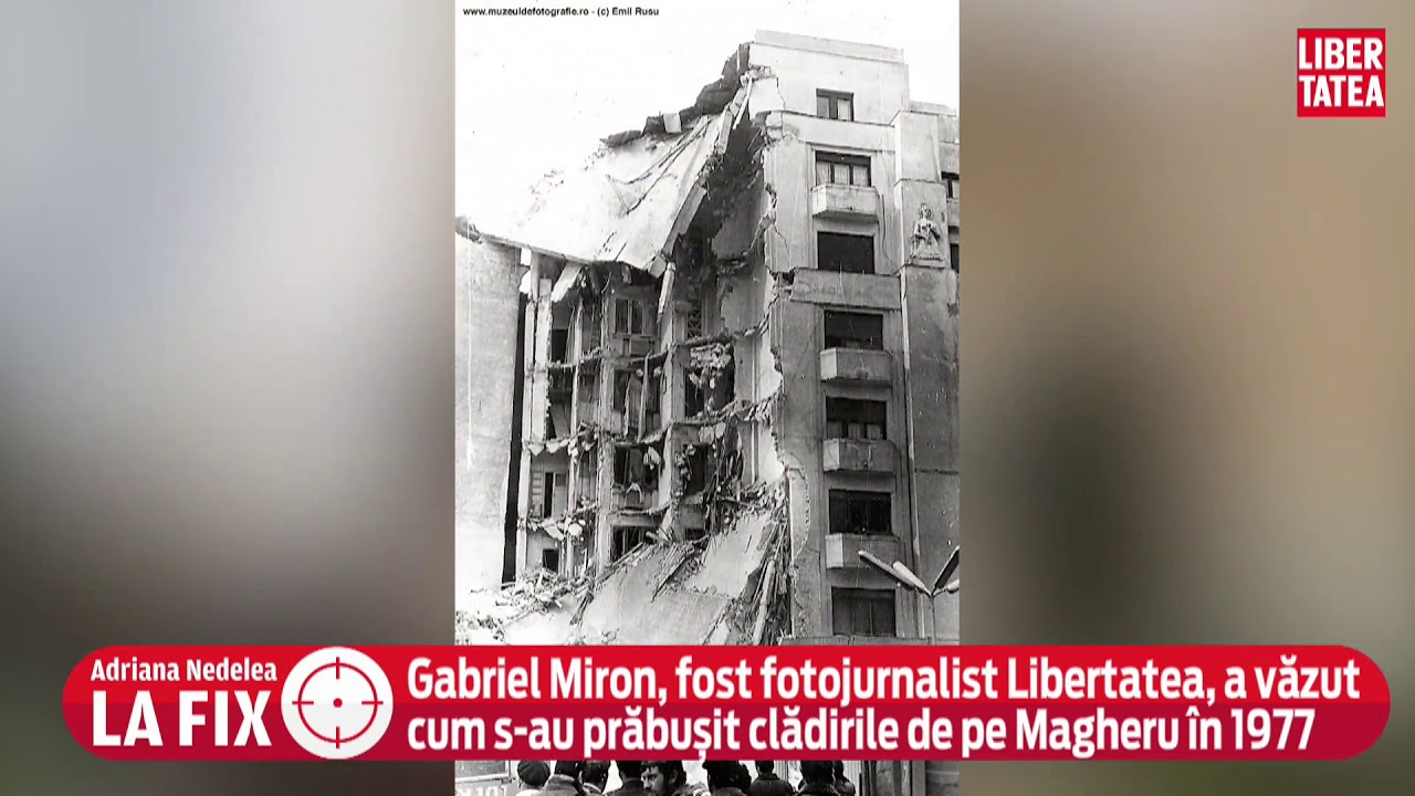 Fost fotoreporter Libertatea martor la cutremurul din 77