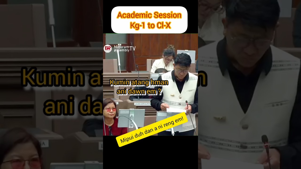 Dr. Mathlana'n Academic Session Chungchang a sawifiah e..
