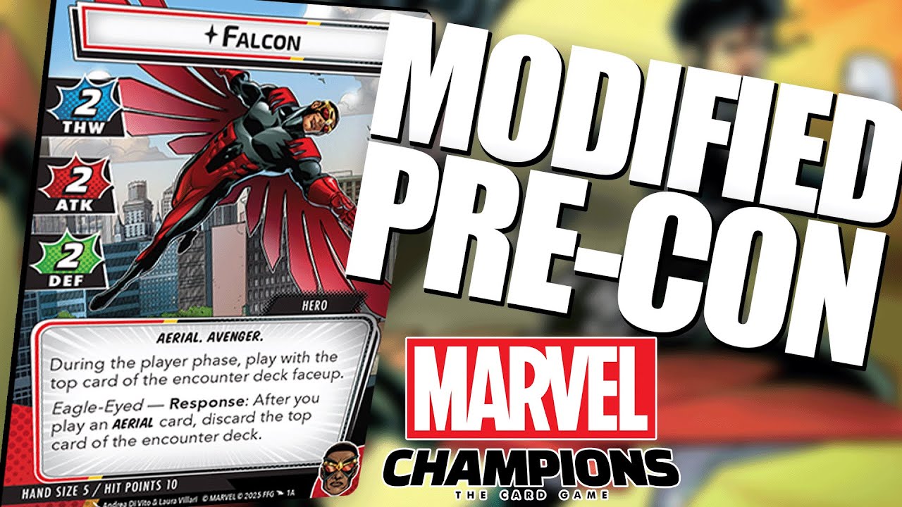 First Game Ever with Falcon - Marvel Champions Live Replay
