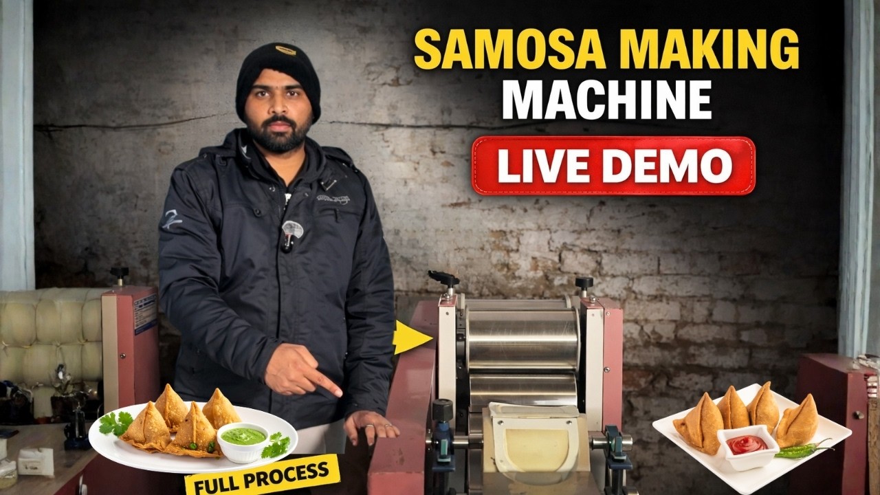 Automatic Samosa Making Machine Demo | Samosa Making Machine | Dough Mixer | Dough Sheeter | KGN