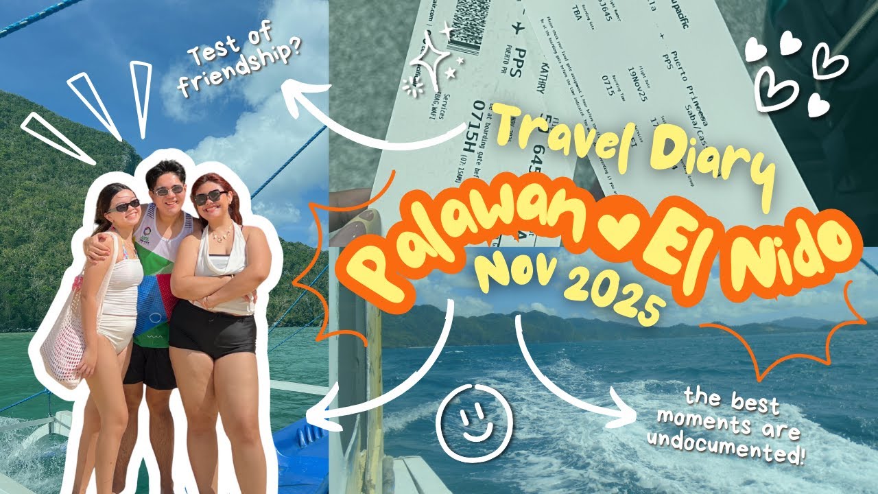 El Nido, Palawan 4D3N Vlog | November 2025 🏝️🌺