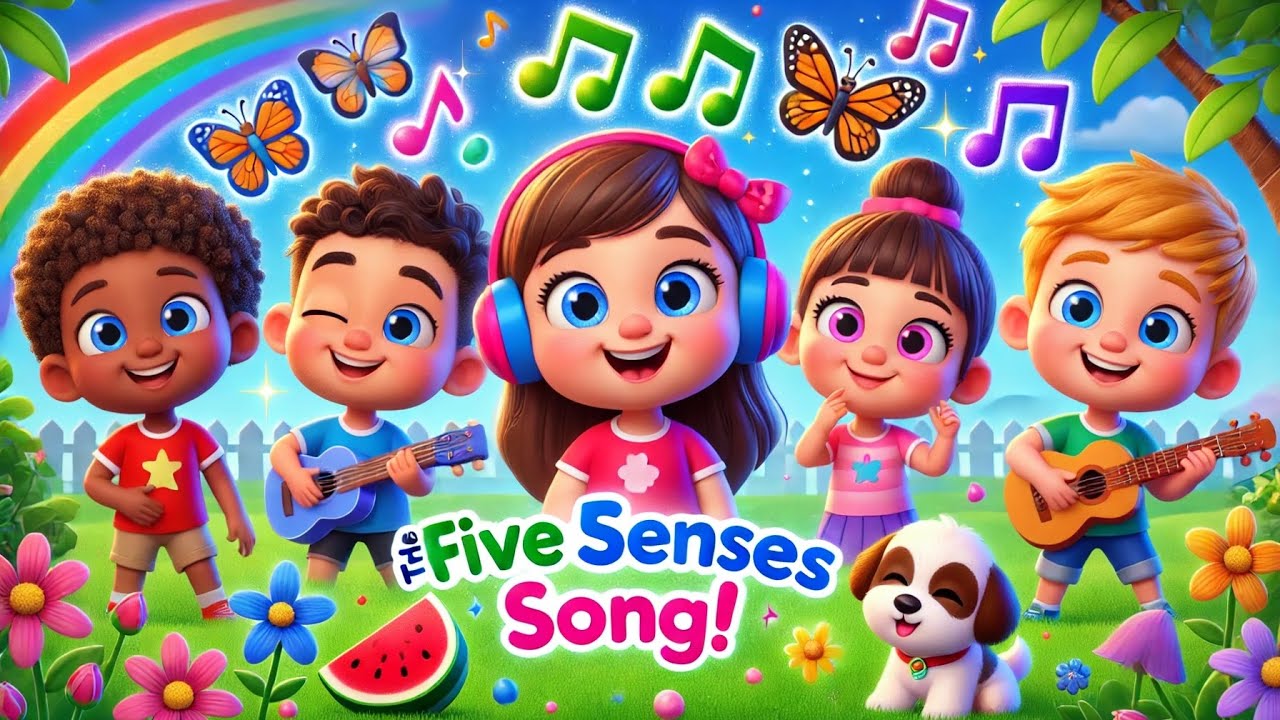 See, Hear, Smell, Taste, Touch! | The Five Senses Song!