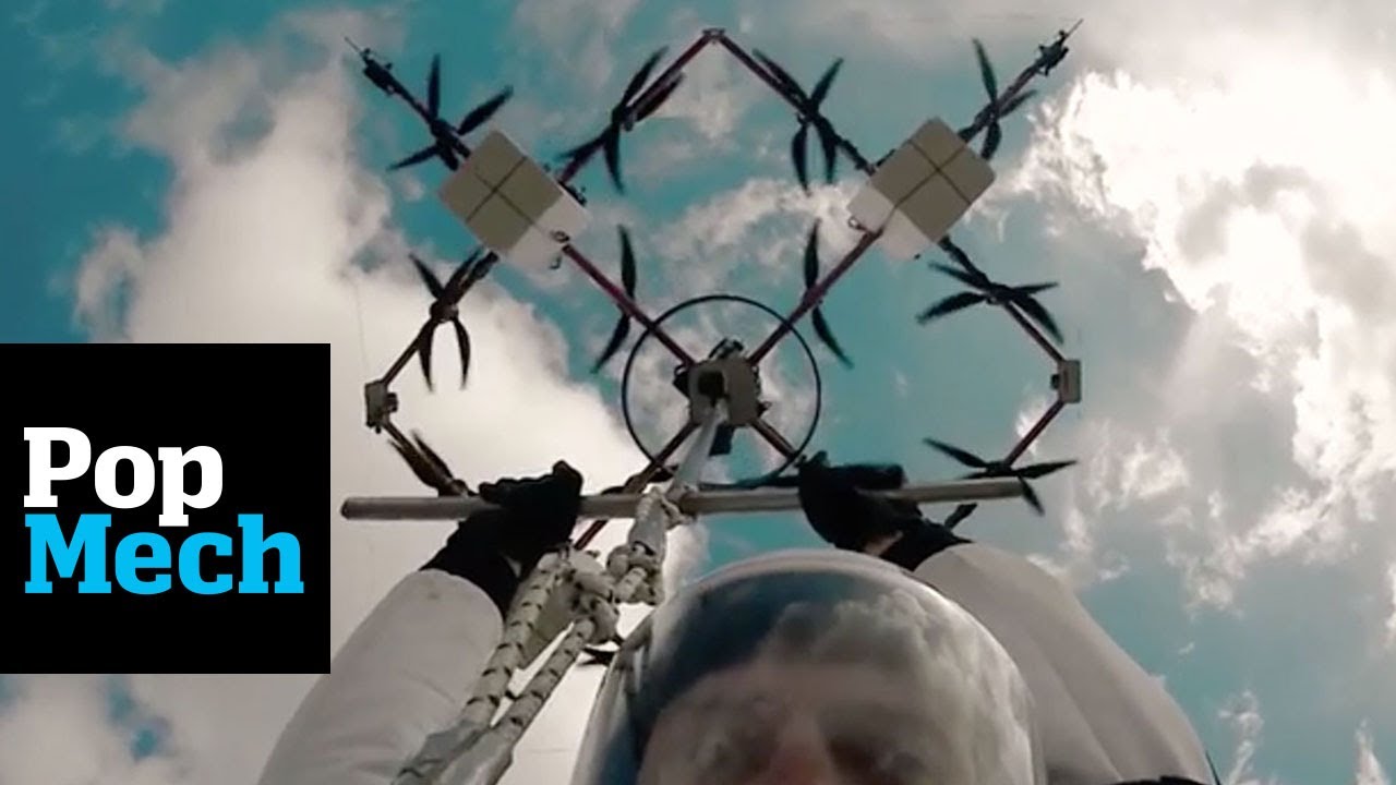 Watch the World&rsquo;s First Drone Jump | PopMech