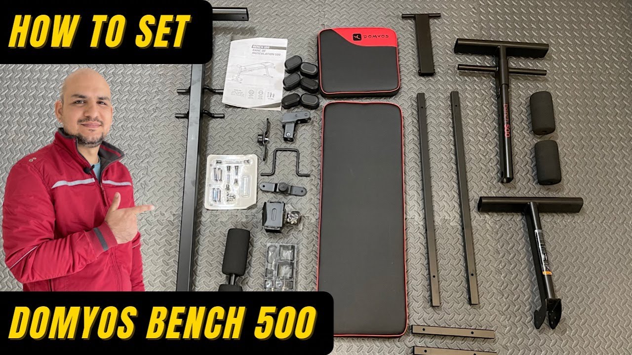 How to set Decathlon Domyos Gym Bench 500 | Installation| Best gym bench for home | Vijit Duseja