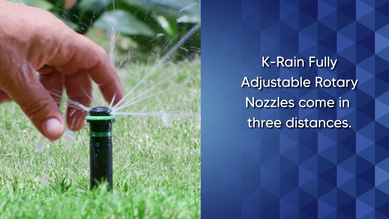 Fully Adjustable Rotary Nozzles for Sprinkler Systems
