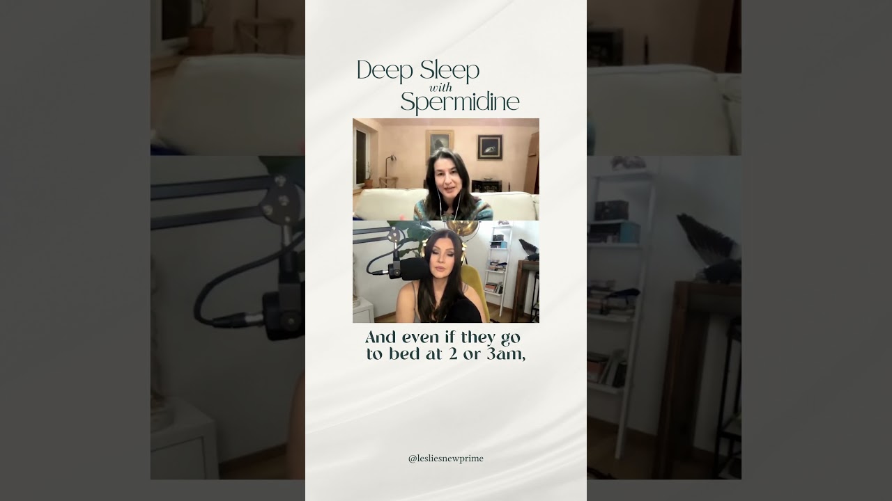 Deep Sleep with Spermidine  #shorts #deepsleep #sleep #sleeptips