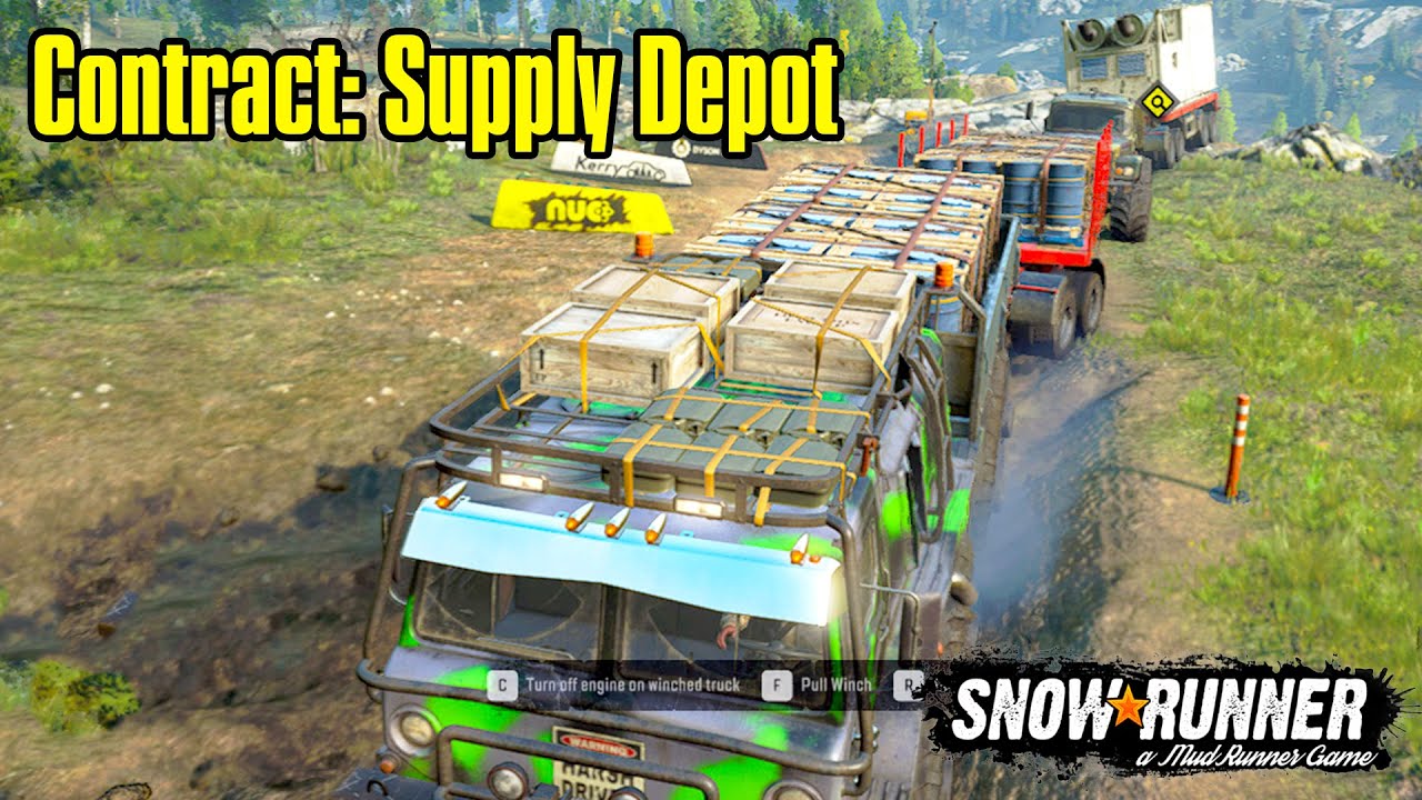 Snowrunner | Supply Depot | Burning Mill, Tennessee USA