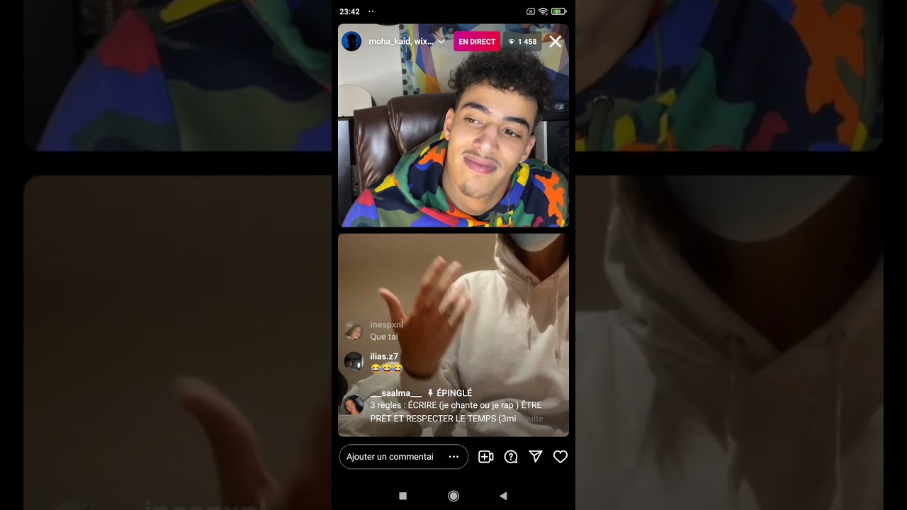 Moha K Live Instagram 12/07/2021 (part.3)