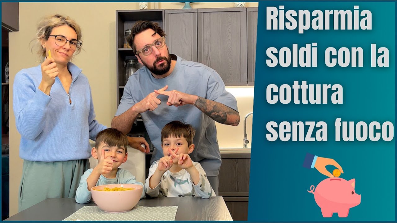 CUOCERE LA PASTA SENZA FUOCO | cottura senza gas - risparmio energetico