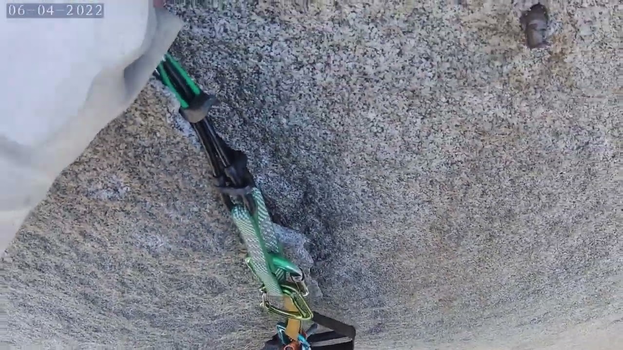 The Nose (El Capitan) - Aid Climbing - Pitch 20 Pancake Flake