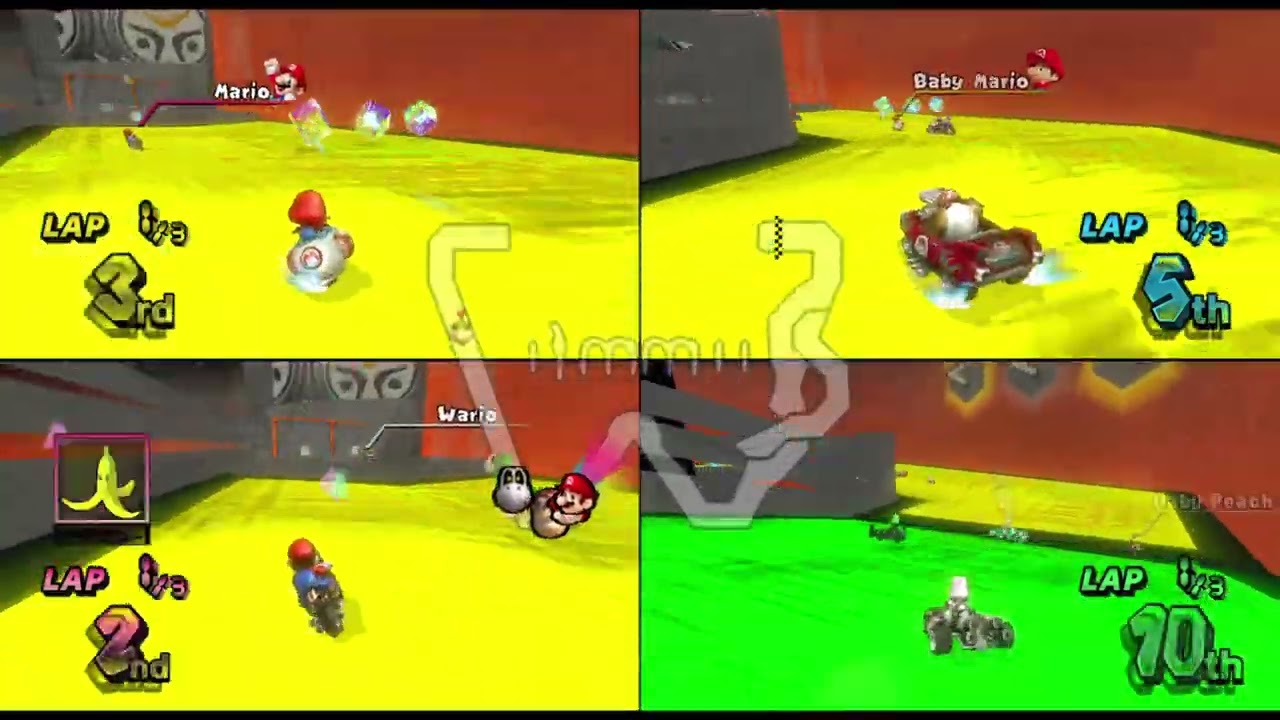 Mario Kart Wii Custom Tracks ✦ 4 Players #547